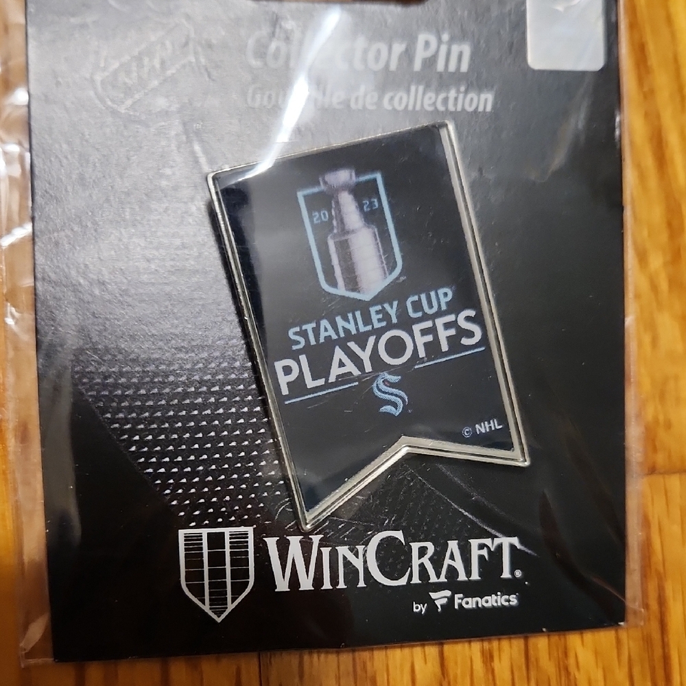 BNWT Seattle Kraken Playoffs Pin